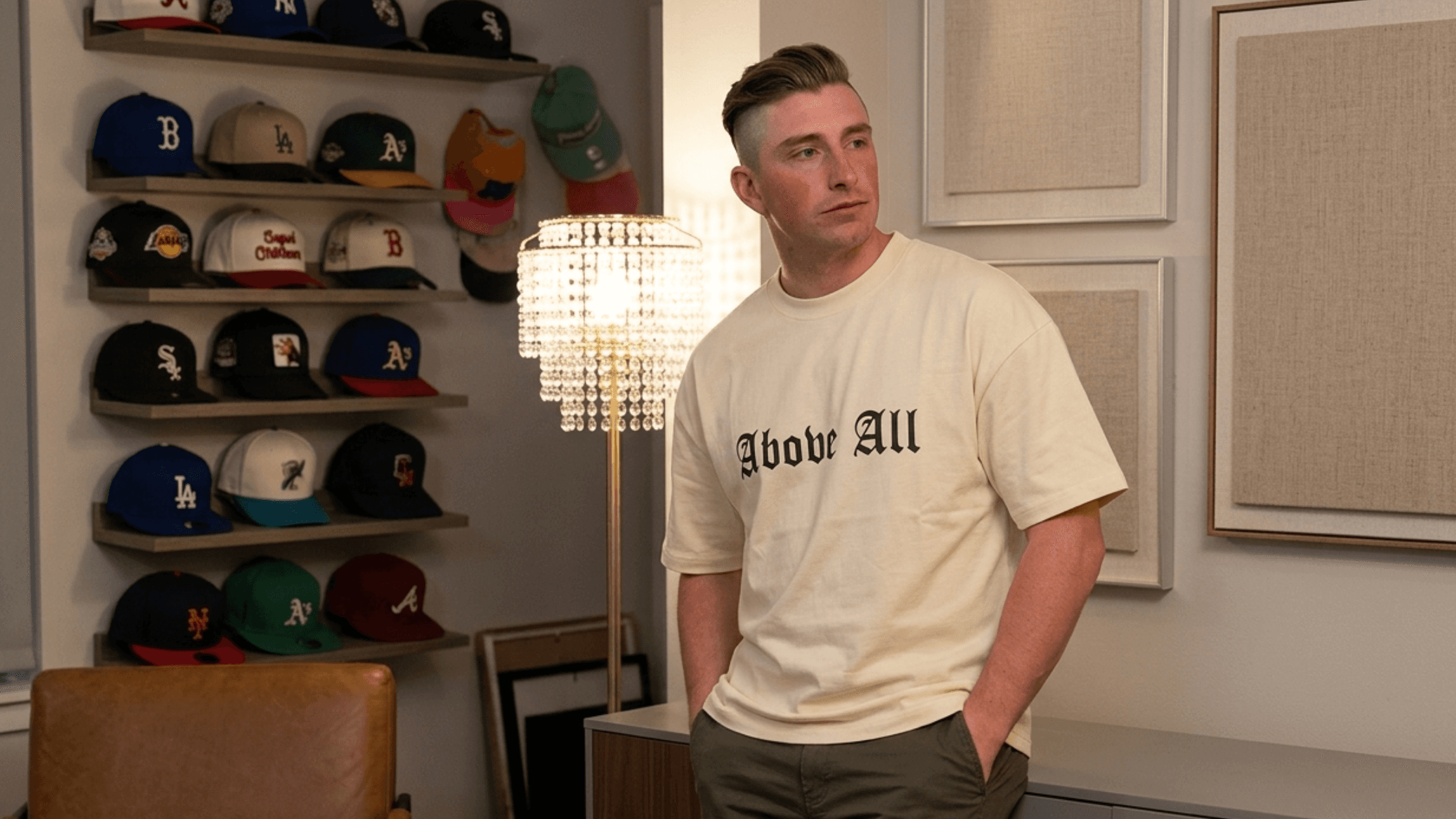 Get the Look with the Baylen Out Loud S03 Colin Dooley Above All Tee