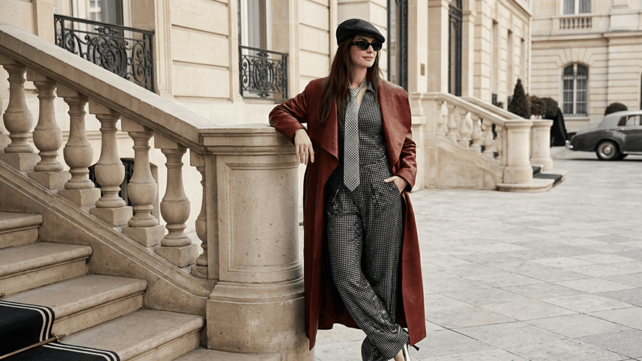 How to Style the Anne Hathaway The Devil Wears Prada 2 Red Coat for a Luxury-Inspired Look